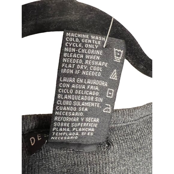 NWT Design History Women's Charcoal Sweater XXL Acrylic Round Neck 3/4 Sleeve - Picture 12 of 12